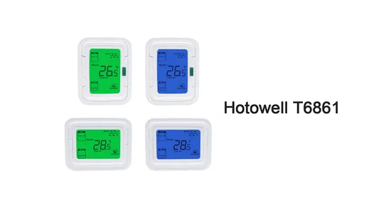 110V 220V Honeywell Digital Room Cooling Temperature Controller Fan Coil Thermostat T6861 for Central Air Conditioner 