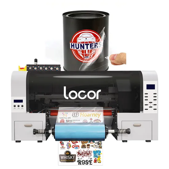 Locor Ab Film Roll UV Dtf Printer Cold Transfer Label Sticker Printer Printing Machinery Printer 
