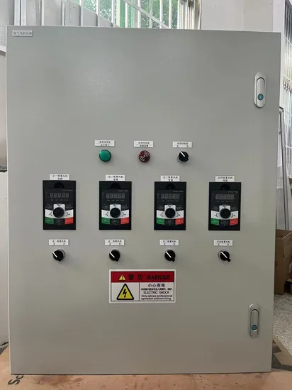 Small Variable Frequency Drive VFD Control Cabinet Box Pump Control Unit Panel 